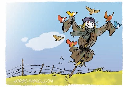 Espantalho (Desenho de Jorge Miguel: http://jorge-miguel.com/)