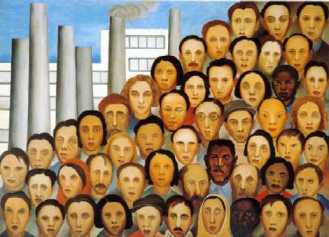 Operários, por Tarsila do Amaral