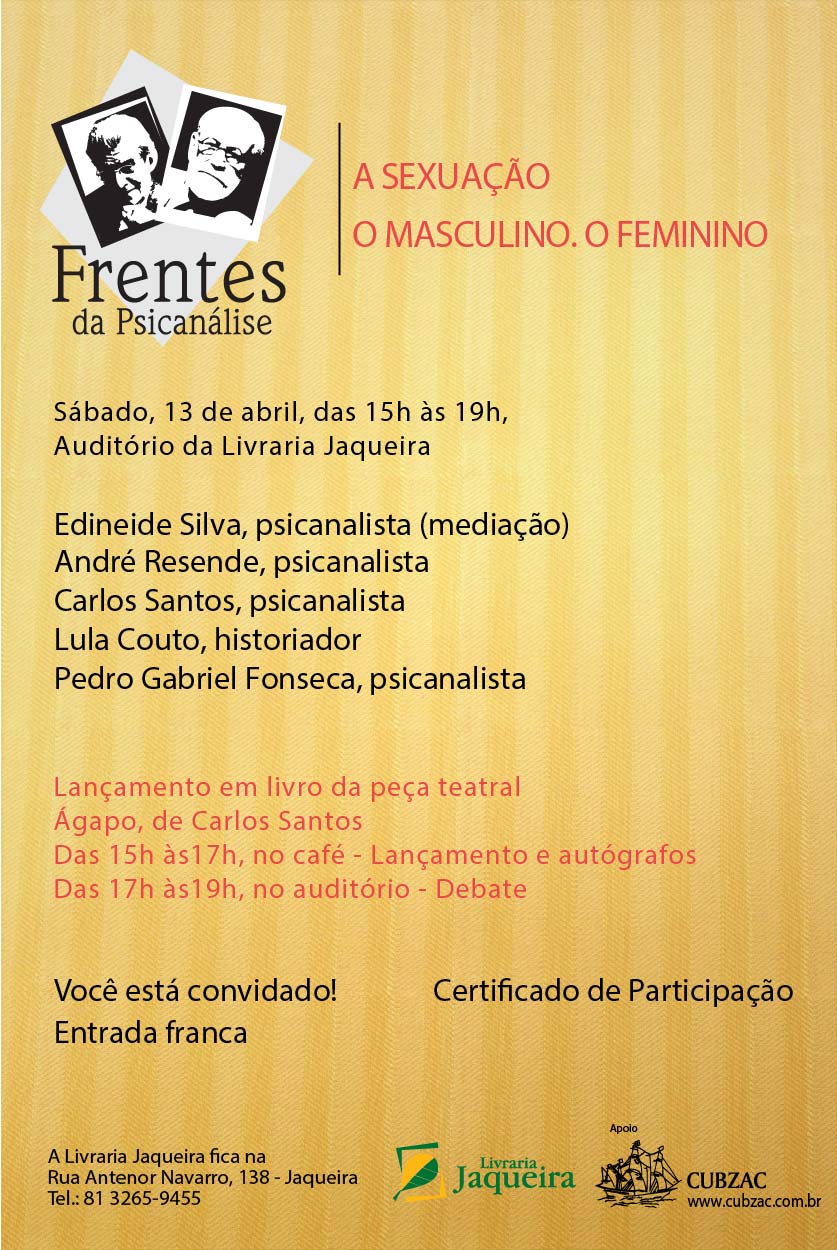 Frentes da Psicanálise abril 2013-01-01